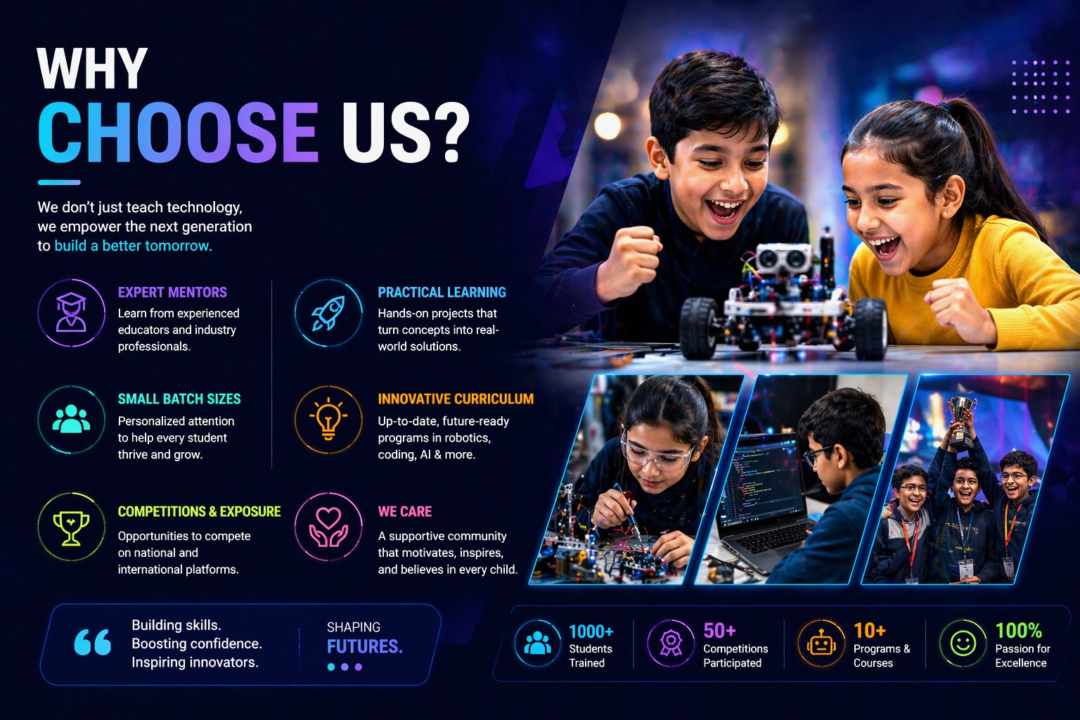 Why families choose GRD Talents for STEM, robotics, and programming